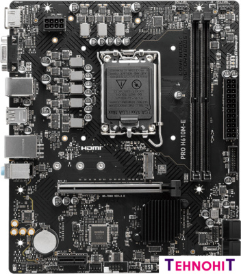 Материнская плата MSI PRO H610M-E