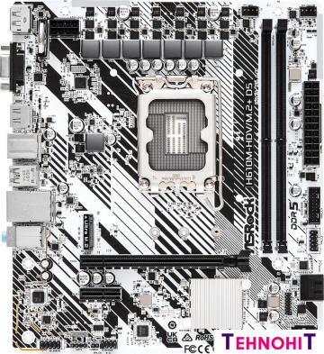 Материнская плата ASRock H610M-HDV/M.2+ D5