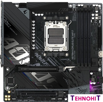 Материнская плата Gigabyte X870M Aorus Elite WiFi7