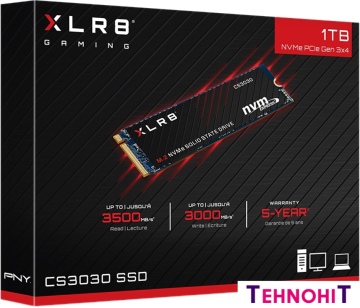 SSD PNY XLR8 CS3030 1TB M280CS3030-1TB-RB