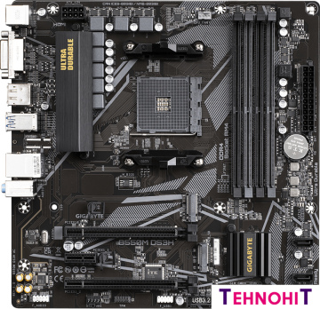 Материнская плата Gigabyte B550M DS3H (rev. 1.5)