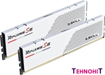 Оперативная память G.Skill Ripjaws S5 2x16ГБ DDR5 6000МГц F5-6000J2836G16GX2-RS5W