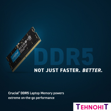 Оперативная память Crucial 32ГБ DDR5 SODIMM 5600 МГц CT32G56C46S5