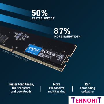 Оперативная память Crucial 32ГБ DDR5 5600 МГц CT32G56C46U5