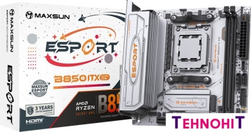 Материнская плата Maxsun eSport B850ITX WiFi Ice