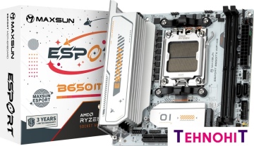 Материнская плата Maxsun eSport B650ITX WiFi Ice