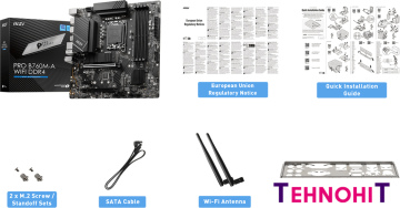 Материнская плата MSI Pro B760M-A WiFi DDR4