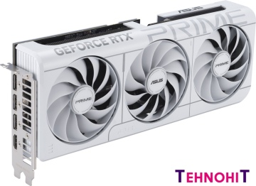 Видеокарта ASUS Prime GeForce RTX 5070 Ti 16GB GDDR7 White OC Edition PRIME-RTX5070-O12G-WHITE