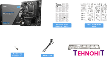 Материнская плата MSI PRO H610M-E