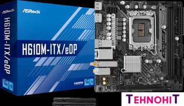 Материнская плата ASRock H610M-ITX/EDP