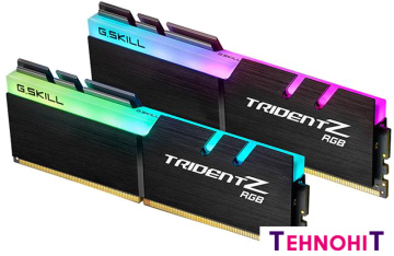 Оперативная память G.Skill Trident Z RGB 2x16GB DDR4 PC4-36800 F4-4600C20D-32GTZR