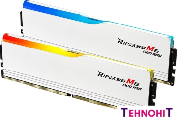 Оперативная память G.Skill Ripjaws M5 Neo RGB 2x16ГБ DDR5 6000 МГц F5-6000J3038F16GX2-RM5NRW