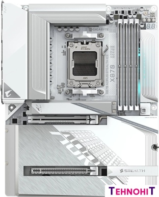 Материнская плата Gigabyte X870 Aorus Stealth Ice